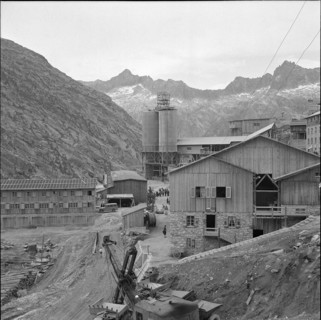 Working center of Oberaar building site 1953.