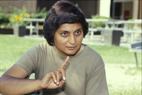 Ma An and Sheela, former follower of Bhagwan, 1987.