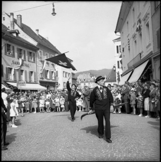 Festival of the people of Jura in Delemont, 1955.