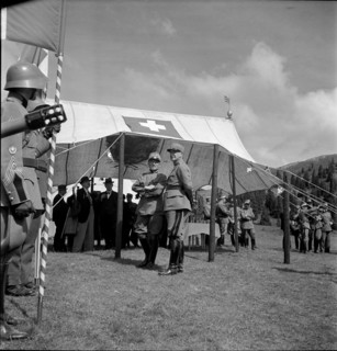 National holiday with General Henri Guisan; 1940.