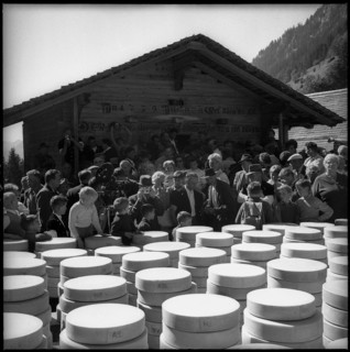 Distribution of cheese in the Justistal Valley, 1964.