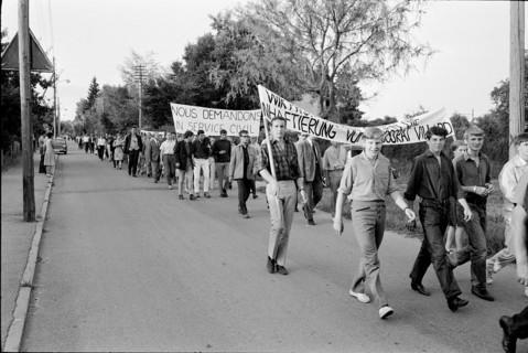 Demonstration for civilian service, Ins 1966.