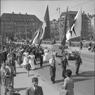 May Day demonstration in Basel 1952.
