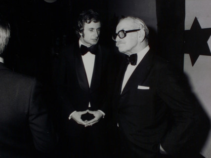 Sports man-woman of the year 1974: Rolf Blattler and Edy Nageli.