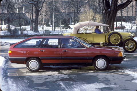 Audi 100 Avant and Audi Sportwagen 1914, 1983.