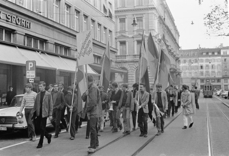 Protest against war in Vietnam.