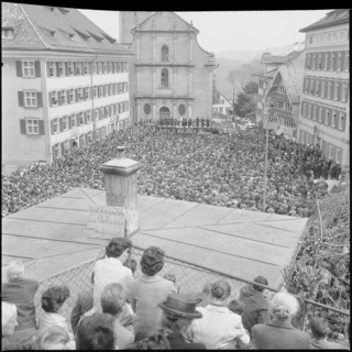 Trogen: Ausserrhoden voter's meeting 1960.