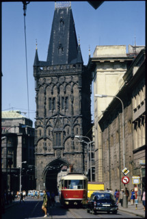 Prague: powder tower, 1974.
