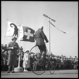 Inauguration of the St. Alban bridge; 1955.