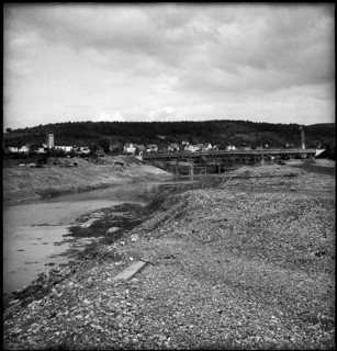 Wildegg-Brugg power station, building site around 1951.
