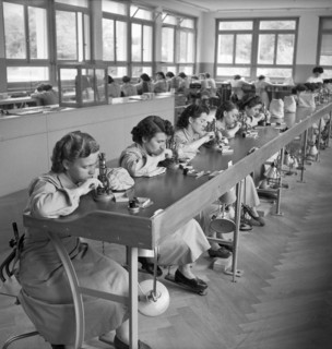 Volleges VS; Ebauches SA, watchmaking industry workers;  1953.