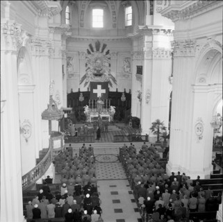 Breveting military officers in Solothurn 1958.
