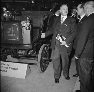 23rd Geneva International Motor Show, 1953: opening ceremony.