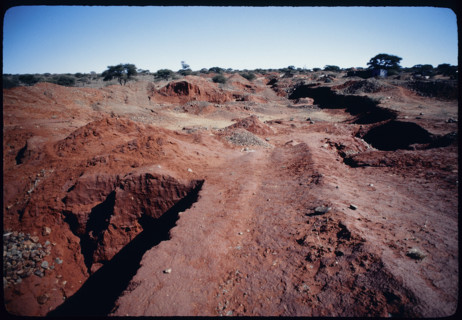 Diamond mine in South Africa 1984.