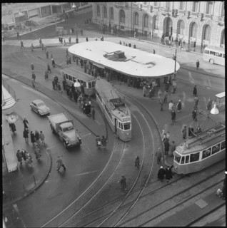 Paradeplatz Zurich 1960.