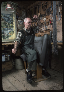 Production of military equipment in saddlery 1982.