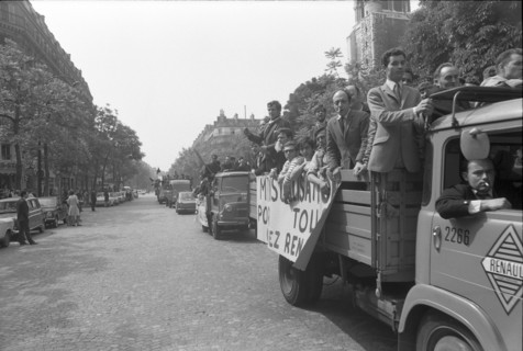 Banner, slogan Gouvernement populaire People's government