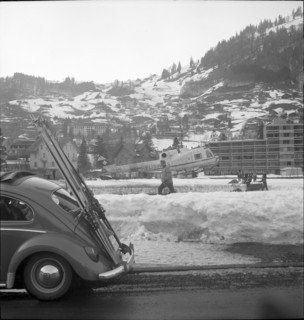 Helicopter in Engelberg, 1965