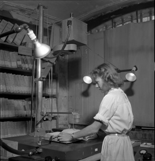 Photocopyist at the Canton Archives, 1949