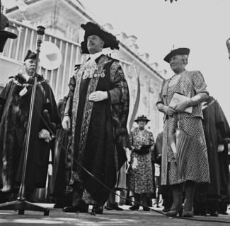 Landi 1939: Lord Mayor of London visiting Zurich