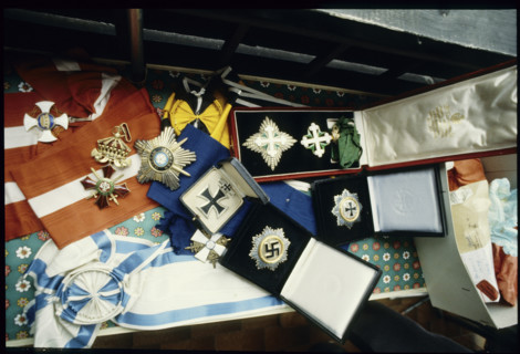 Medals of former SS general Karl Wolff 1983