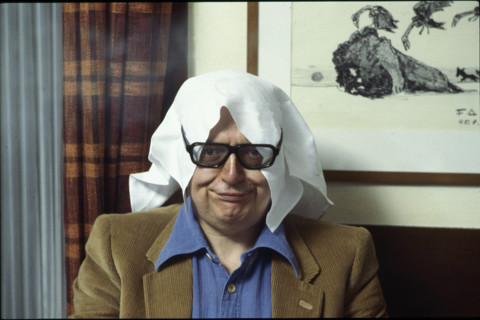 Friedrich Dürrenmatt, writer, 1981