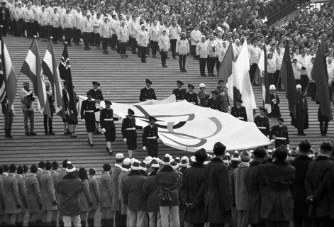 Olympic games in Grenoble 1968: Opening ceremony