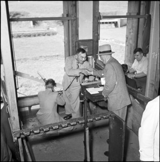 General Guisan visits the Knabenschiessen of Zurich 1950