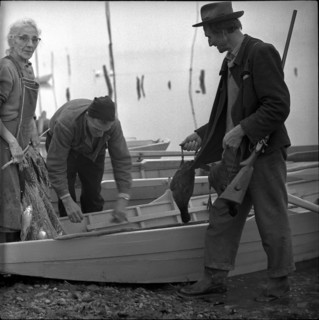 Hunting coots at the Untersee, 1964