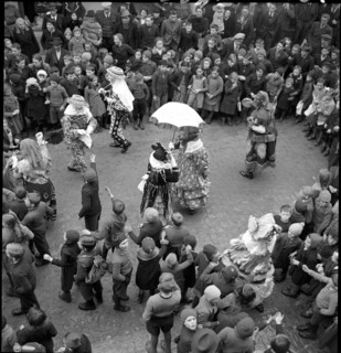 Carnival festivities in Schwyz, 1941