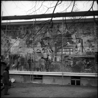 The Evolution of Humanity: Painting of 27m length and 7m width, inaugurated in 1954