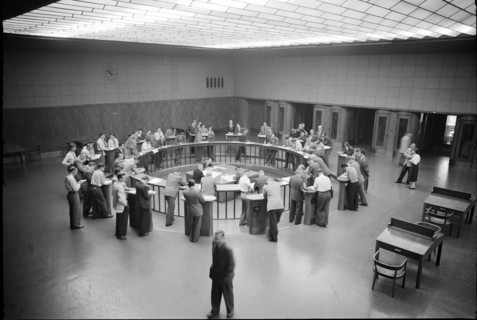 Brokers at the Zurich Stock Exchange, 1952
