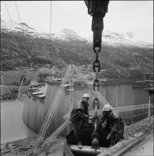 Valle di Leidam: building site around 1960