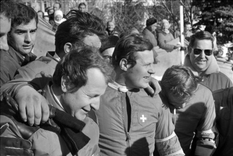 Bobsleigh World Championship St. Moritz 1974: 2nd BRD II, 1st BRD I, 3rd SUI I