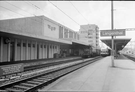 Langenthal railway station 1971