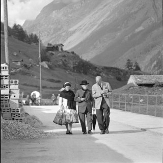 Pablo Casals and his future wife Martita Montanez, Josef Szigeti, 1956