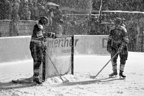 Match was stopped because of snow