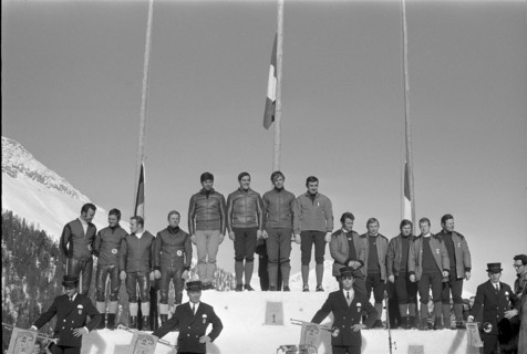 Bobsleigh World Championship St. Moritz 1974: 2nd BRD II, 1st BRD I, 3rd SUI I