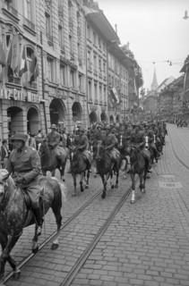 Soldiers on horseback; State visit of the Indian President VV Giri; 1970
