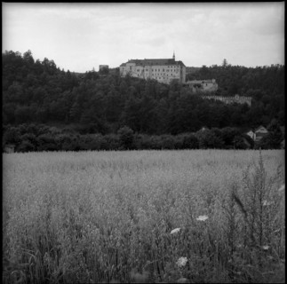 Karlskron castle in Czech Bohemia 1956