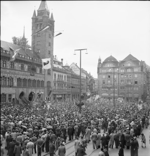 May Day rallies in Basel 1948