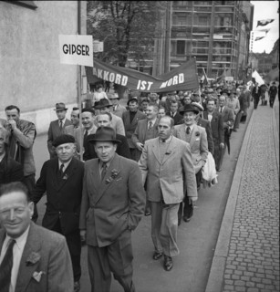 May Day rallies in Basel 1948
