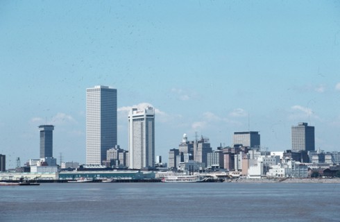 New Orleans skyline, 1976