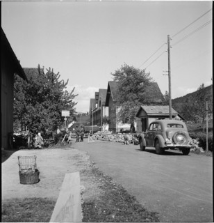 Schaanwald border closed, Liechtenstein, 1945
