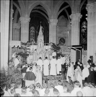 Ceremony in the church Rheinfelden 1950