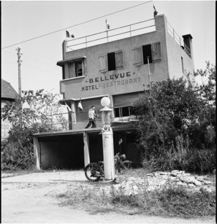 WW 2: Hotel Restaurant Bellevue in St. Julien, 1944