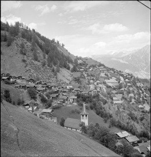 Mountain village around Bettmeralp 1952