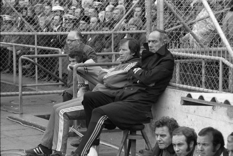 Cup final 1975: FC Basel - FC Winterthur; Coach Benthaus