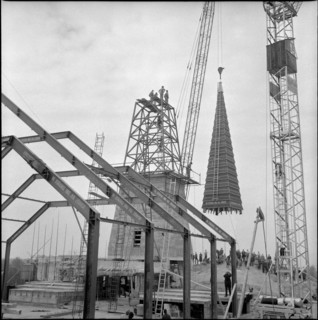 Zollikerberg church under construction 1959