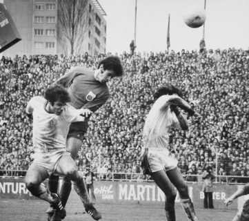 Cup Final 1975: FC Basel - FC Winterthur; Bollmann, Hitzfeld